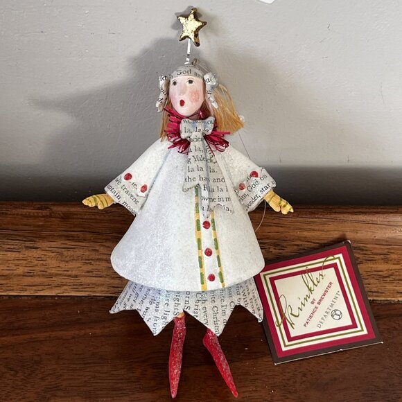 Department 56 Patience Brewster Krinkles Christmas Ornament "Fa La La Lady" READ - Picture 1 of 12